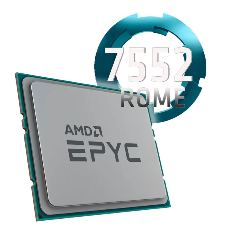 Amd EPYC 7552 2.2Ghz. Socket SP3. TRAY.