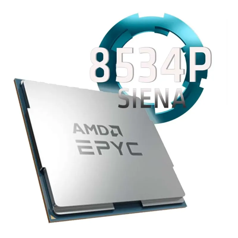 Amd EPYC 8534P 2.3Ghz. Socket SP6. TRAY.