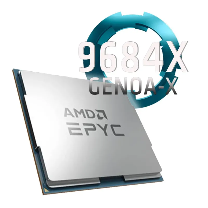 Amd EPYC 9684X 2.55Ghz. Socket SP5. TRAY.
