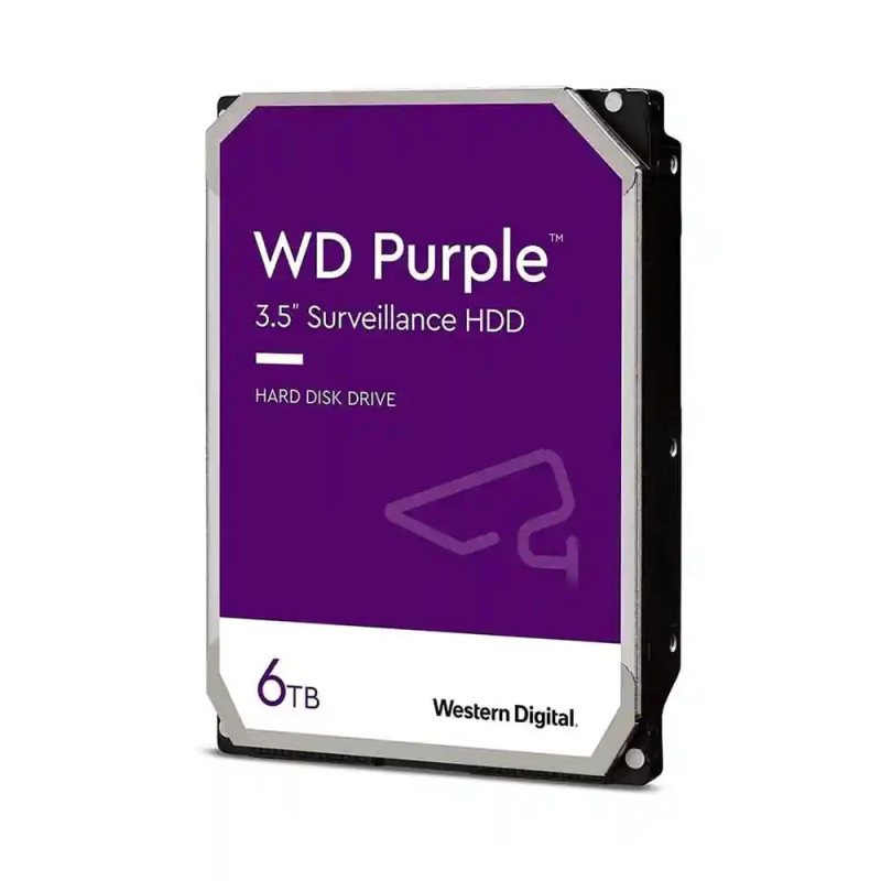 Disco duro Purple de Western Digital de 6 TB modelo WD62PURZ