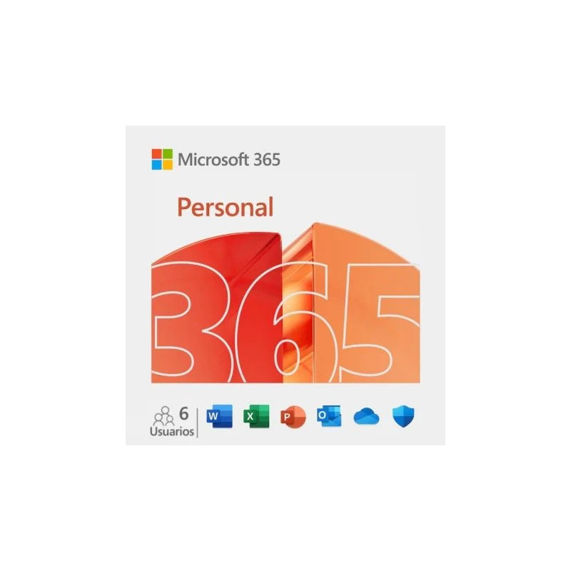 Licencia Digital Microsoft 365 Personal/ 1 Usuario/ 1 Año
