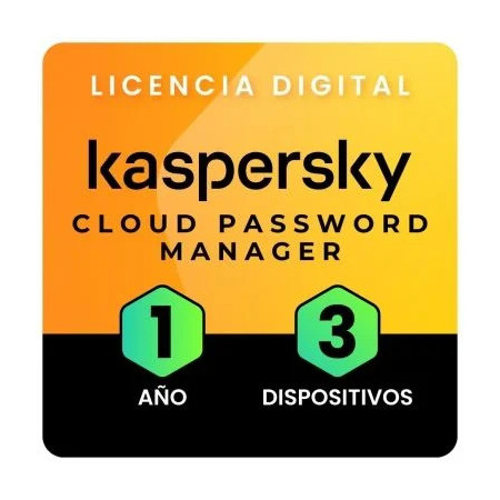 Kaspersky Cloud Password Manager Licencia Digital 3 Dispositivo 1 Año