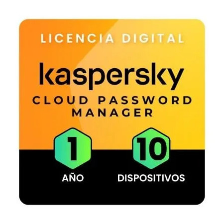 Kaspersky Cloud Password Manager  Licencia Digital 10 Dispositivo 1 Año