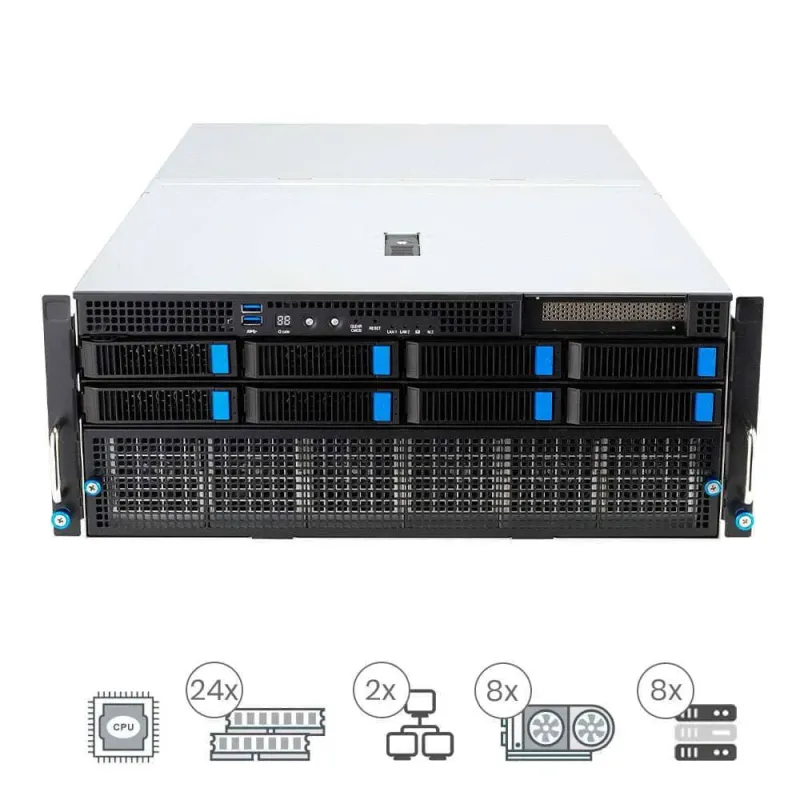Asus ESC8000A-E12 (SKU-1) (Hasta 8 GPUs).