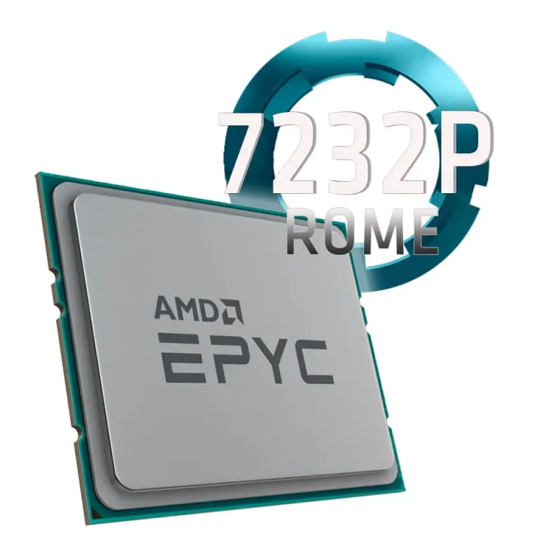 Amd EPYC 7232P 3.1Ghz. Socket SP3. TRAY.