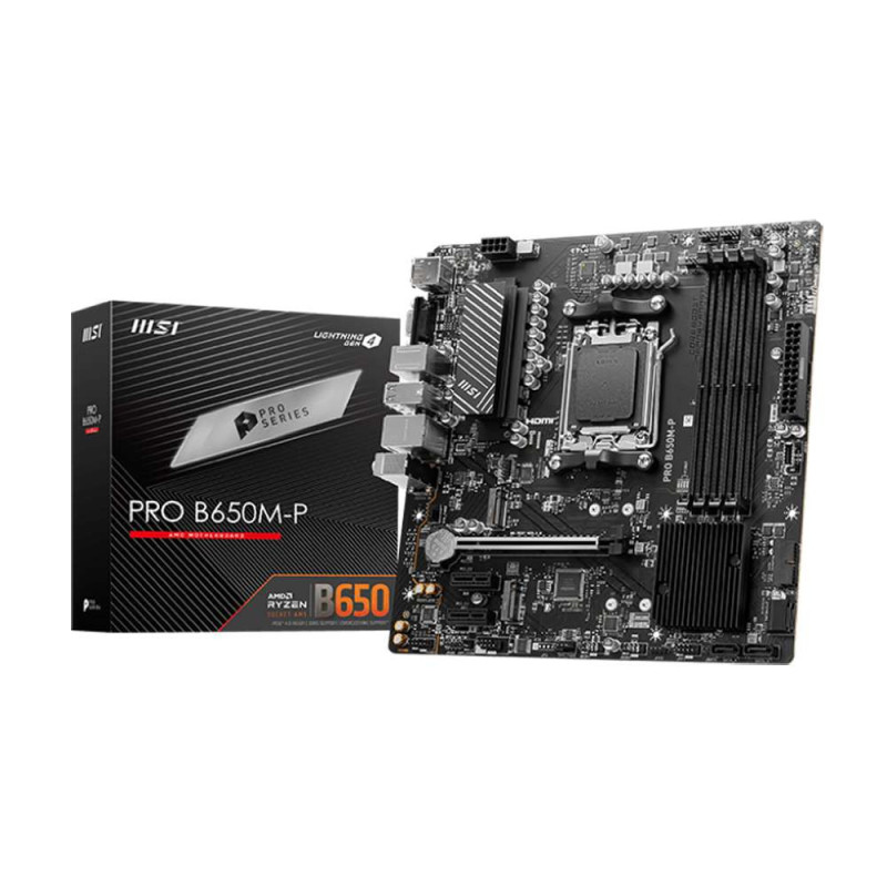 Msi Pro B650M-P. Socket AM5. Micro-ATX - DDR5