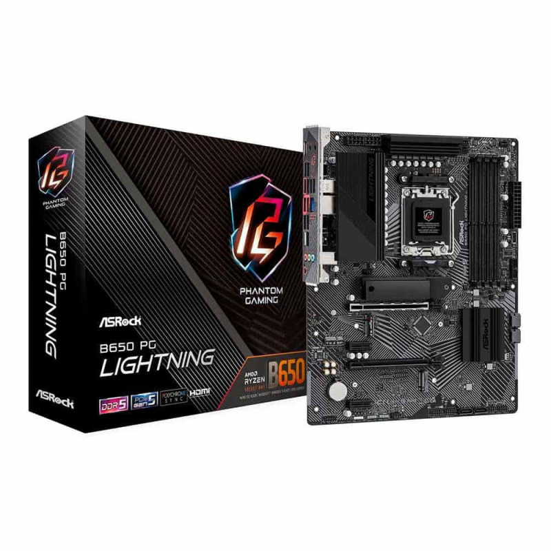 Asrock B650 PG Lightning. Socket AM5. - DDR5