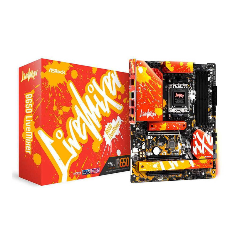Asrock B650 LiveMixer. Socket AM5. - DDR5