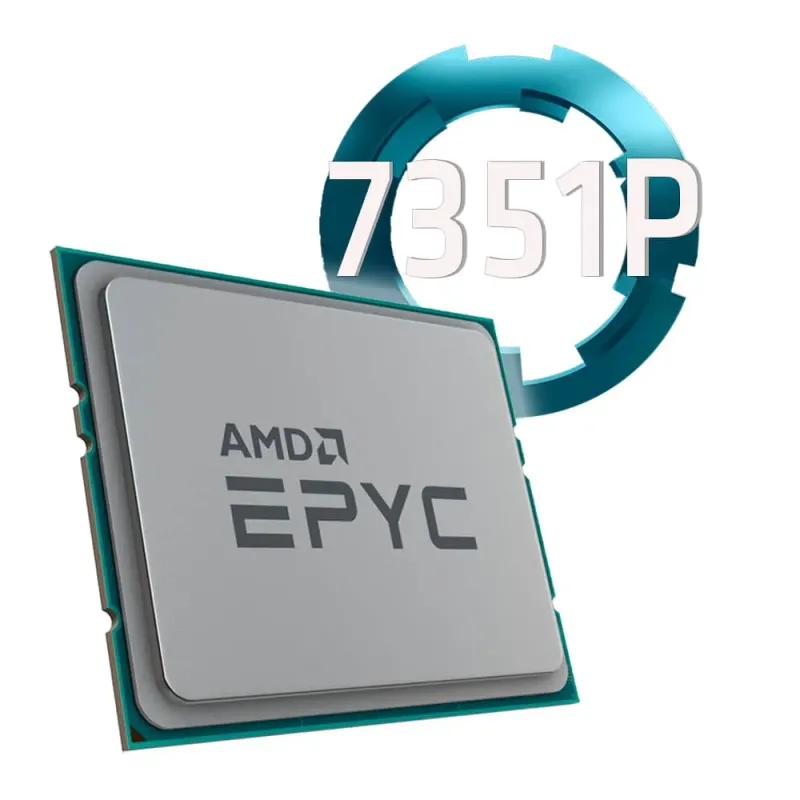 Amd EPYC 7351P 2.4Ghz. Socket SP3. TRAY.