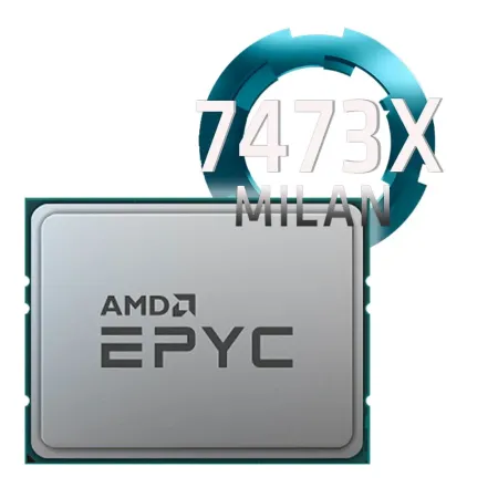 Amd EPYC 7473X 2.8Ghz. Socket SP3. TRAY.